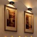 NIORSUN Motion Sensor Wall Light, 5000mAh Battery Operated Wall Sconce with Remote, 3CCT Dimmable Rechargeable Wall Lights,Wireless Sconces for Living Room Bedroom Hallway