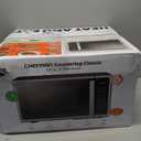 Chefman Countertop Microwave Oven 0.9 Cu. Ft. Digital Stainless Steel Microwave 900 Watt with 6 Presets, Eco Mode, Mute Option, Memory Function, Child Safety Lock, Kitchen, Home, Dorm Essentials