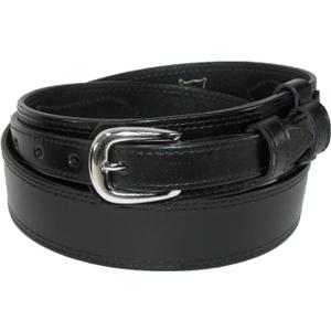 CTM Men's Leather Removable Buckle Ranger Belt