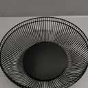 Bread Basket Set of 2 Rustic Round Metal Fruit Basket, Wire Round Storage Baskets for Serving Bread and Fruit, Farmhouse Decorative Baskets for Kitchen Counter and Dining Table