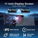 Upgraded 11" CarPlay Screen for Car, Built-in Net-Flix/YouTube/TikTok and Other Apps (No Mirroring Needed), Wireless Car Stereo for Apple Carplay & Android Auto with HD Backup Camera,OTA Updates