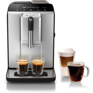 BOSCH 300 Series Fully Automatic Espresso and Coffee Machine  In-Cup Frother, OneTouch Milk Drinks, 5 Drink Options, Ceramic Grinder, Easy Clean & Descale, in Silver TIU20307