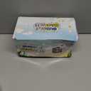 Bubble Machine, Automatic 18000+ Per Minute Big Bubbles Blower Maker for Kids Toddlers with 2 Speeds,6 Wands,Operated by Plugin or Batteries for Outdoor/Indoor Birthday Parties,Wedding (White)