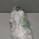 24 PCS Balloon Weights Metallic Anchor, Balloon Holder Heavy Weights with 1 Roll Iridescent Crimped Ribbon for Balloons Table Party Favor Birthday Decor(White)