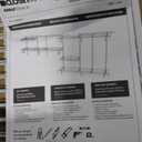 ClosetMaid ShelfTrack Wire Closet Organizer System, Adjustable from 7 to 10 Ft., With Shelves, Clothes Rods, Hardware, Durable Steel, White