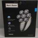 Head Shavers for Bald Men, Electric Razor for Men, IPX8 Waterproof Dry/Wet Bald Head Shaver with 10000 RPM High-Speed Motor, Rechargeable Head Razor with LED Display, Perfect for Home & Travel