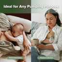 haakaa Manual Breast Pump for Breastfeeding, Silicone, Clear 4oz/100ml