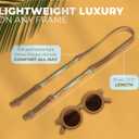 Beaded Glasses Strap - Handmade Multi-Colored Beaded Sunglasses Strap - Cute & Sturdy Eye Glasses Holders Around Neck