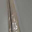 Joydeco No Drill Roman Shades, Light Filtering, 33.5" W x 72" H, Beige