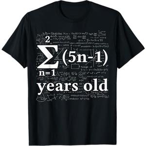 Math 13 Birthday Boy 13 yr 13 Year Old Boy 13th Birthday TShirt L