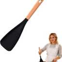 Multifunction Spatula Cooking Cedar and Ash Spoon11.4" (Black), One Size