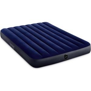 Intex 64758E Dura-Beam Standard Downy Air Mattress: Fiber-Tech, Full Size, 10in Bed Height, 600lb Weight Capacity, Pump Sold Separately