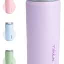 SUNWILL Insulated Coffee Mug with Lid, Leak Proof Tumbler Stainless Steel, 12 oz Travel Cup for Office, Home, Powder Coated Iceberg