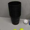 Juegoal Outdoor Giant Yard Pong Game Set Outdoor Toss Game Throwing Game for Beach, Camping, Lawn and Backyard (Black)