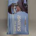 findway Ski Goggles OTG - Over Glasses Snow/Snowboard Goggles for Men, Women & Youth - 100% UV Protection (A1-white Silver Vlt 10%)