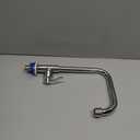 Single Handle Faucet, Stainless Steel Single Hole Bar Sink Faucet 360 Rotated Cold Water Commercial Single Hole Kitchen Sink Faucet