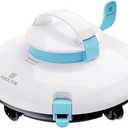 PoolMr Cordless Robotic Pool Cleaner - Above Ground Pool Vacuum Cleaner - 52ft/min Speed, Dual Motor, IPX8 Waterproof, Self Parking, Pool Vacuum Cleaner for