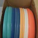 Wrova Wheat Straw Dinner Plates 10 Inch Unbreakable Set of 8 - Dishwasher & Microwave Safe Plastic Plates Reusable - Lightweight Plates for kitchen,camping,salad,appetizer - Colorful