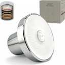 Filtered Shower Head - High Pressure Showerhead Filter for Hard Water, Enhances Hair & Skin Health, Minimizes Hair Loss, Preserves Color-Treated Hair, Water Softener (Chrome)