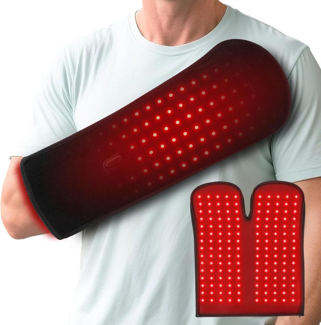Red-Light-Therapy-for-Hands,Therapy for Finger Wrist,Near Infrared Light Therapy & Red Light Therapy for Body,Dual Wavelength 150 LEDs for Hands Pain Relief(16.5IN*8IN)