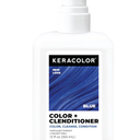 Keracolor Clenditioner BLUE Hair Dye  Semi Permanent Hair Color Depositing Conditioner, Crueltyfree, 12 Fl. Oz.