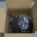 2 Pack Pendant Lights, Black Pendant Lights Kitchen Island,Wood Dome Minimalist Industrial Ceiling Hanging Lights for Kitchen Island, Barn, Dining Room, Living Roo m, Bedroom