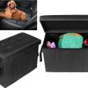 Car Back Seat Extender for Dogs up to 300lbs Car Seat Extender Back and Front Gap Filler with Storage Prevent Your Dogs from Falling Off(2 Pack)