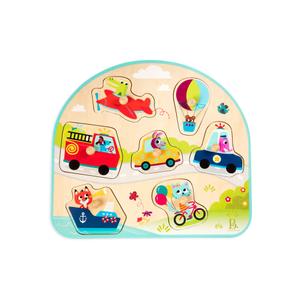 B. Toys – Wooden Peg Puzzles Puzzles for Toddlers, Kids – 18+ Months