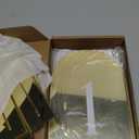 JOYIT Arch Wedding Table Numbers 1-10 with Stands  5" X 7" Acrylic Mirrored Gold Table Number Holders, Perfect for Wedding Receptions, Parties, Anniversaries, and Events (Gold White Font)