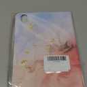 Marble Floral Case for iPad 9.7 Inch 5th/6th Generation,Case for iPad6/iPad5/iPad Air 2/Air with Pencil Holder,Slim Lightweight Book Style Clear Back Cover,O-Pink Marble 