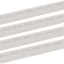 uxcell 4Pcs Rectangle Ventilation Grille Aluminum Alloy Mesh Air Vent Covers, 400x50mm
