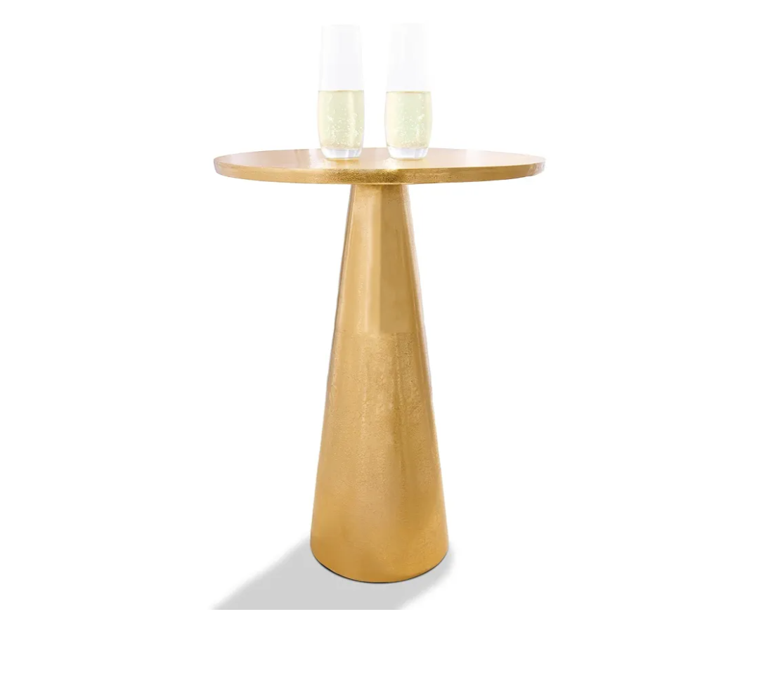 COZAYH Farmhouse Pedestal Small End Table Round Martini Table Wood Plant Stand Rustic Drink Table for Small Space Living Room, Bedroom, Natural Wood