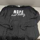 Nope not today Long Sleeve T-Shirt (Black, XXL)