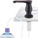 GAGALIFE Kitchen Sink Soap Dispenser Oil Rubbed Bronze, Under Sink Soap Dispenser with 40" Silicone Extension Tube Kit,Say Goodbye to Frequent Refills