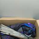 Twin Bed Canopy Portable Blackout Bed Tent Privacy Tent for Adult Indoor Sleeping with 3 Doors, Storage Bag, Galaxy (41.3"W x 78.7"L (Pack of 1))