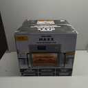 Kalorik MAXX Air Fryer Oven, 26 Quart 10-in-1 Countertop Toaster Oven & Air Fryer Combo - Fry, Bake, Roast, Rotisserie, & More, Large Glass French Doors & 9 Accessories, 1700-Watts, Stainless Steel