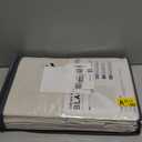 100% Blackout Shield Linen Blackout Curtains for Bedroom 84 Inches Long, Back Tab/Rod Pocket Living Room Drapes, Thermal Insulated Blackout Curtains 2 Panels Set, 50" W x 84" L, Cream