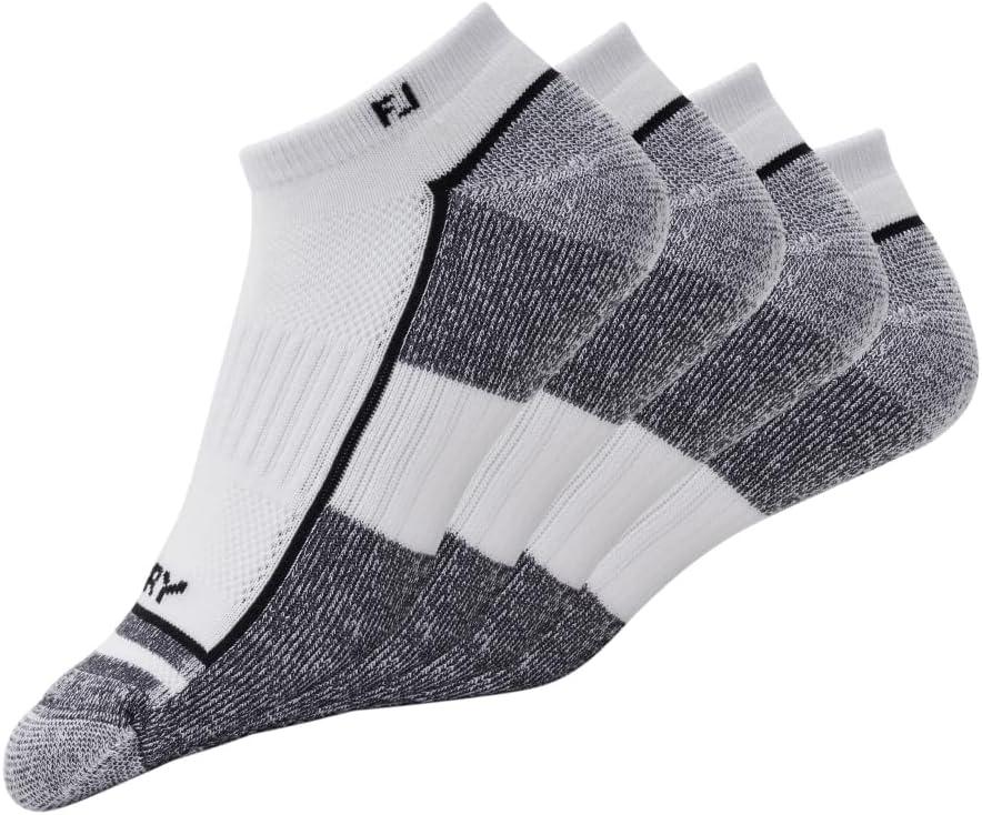FootJoy Men's ProDry Low Cut Socks (12-15, White)