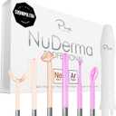 NuDerma Professional Skin Therapy Wand - Portable Skin Therapy Machine with 6 Neon & Argon Wands  Boost Your Skin  Clear Firm & Tighten