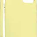 Forever Sundays iPhone Cases - Soft Silicone, MagSafe, Kickstand, Detachable Strap & 3-in-1 Protection Kits Options for iPhone 12/13/14 Models - Slim Shockproof Cases with Access to All Ports & Camera (Pastel Yellow)