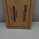 GraduationMall 8.5x11 Diploma Frame with Black over Gold Mat or Display 11x14 Document without Mat, UV Protection Acrylic, Mahogany with Gold Beads