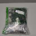 80 Pcs Curtain Rings and Hooks 1.52 inch - Stainless Steel Shower Curtain Rings and Hooks with Eyelets for Curtains Rods and Bathroom Shower Rods, Black