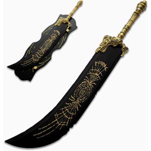 Game Replica Starscourge Greatsword, Aluminum Handle | Double Spray Paint, 46.46in, with Sword Hanger，Suitable for collecting, gifting, and Cosplay