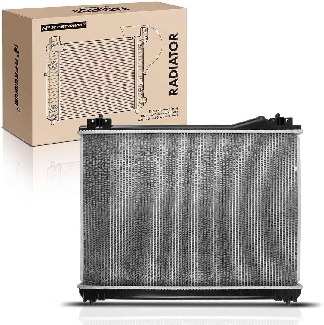 A-Premium Engine Coolant Radiator Assembly with Transmission Oil Cooler
