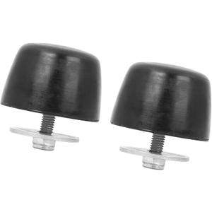 2 Pcs Black Rubber Bumper Cushion Hood Bump Stop for Jeep Wrangler JK 2018 KJ71051BK Automotive Parts