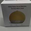 Sunrise Alarm Clock, White Noise Sound Machine, Sunlight Alarm Clocks for Bedrooms, 9 Natural Wake Up RGB Night Light, 30 Soothing Sounds for Heavy Sleepers, Baby, Kids, Adults Gifts