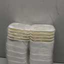 ZEONHAK 5 Inches Self Watering Planter, 10 Pack Plastic Self Watering Pots with 10 Wick Ropes, Wicking Flower Pots for Violets, Ocean Spider Plant, Orchid, Plants, Flowers, White