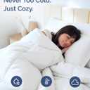 Oversized Queen Size, White Alternative Down Comforter - Warm, Lightweight & Breathable Hotel Quality Bedding Set for Men, Women, Kids & Teens - All Season Cooling Microfiber Duvet Insert Comforter