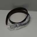 Perry Ellis Men's Portfolio Love Triangle Reversible Leather Dress Belt (34, Black/Brown)