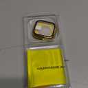 Goton AntiCrack Metal Case for Apple Watch Series 11/10 42mm Screen Protector, HD Tempered Glass, Daily Water-Resistant Alloy Bumper with Ceramic-Style Back Cover for iWatch 42 mm (Gold)